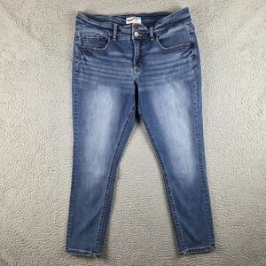 BKE Buckle Jeans Womens 31 (33x28) Blue Gabby High Rise Curvy Fit Ankle Skinny